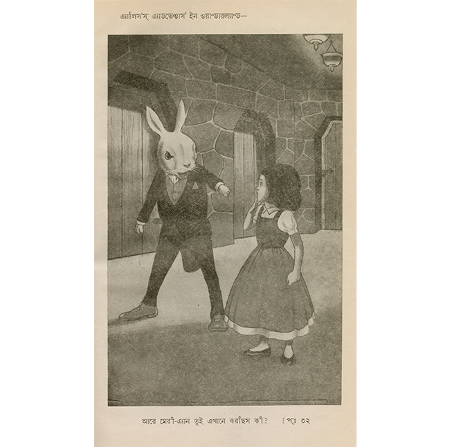 White Rabbit illustrated by Bengali page 7
