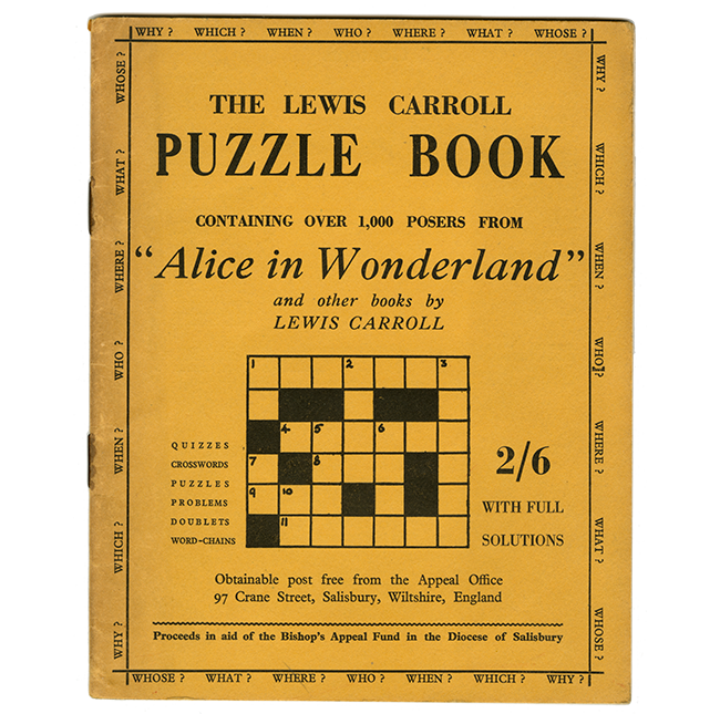 puzzle book front cover