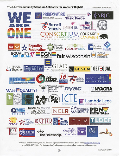 67 National and State LGBT Organizations Pledge Solidarity