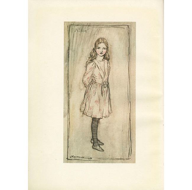 Alice illustrated by Rackham page 42