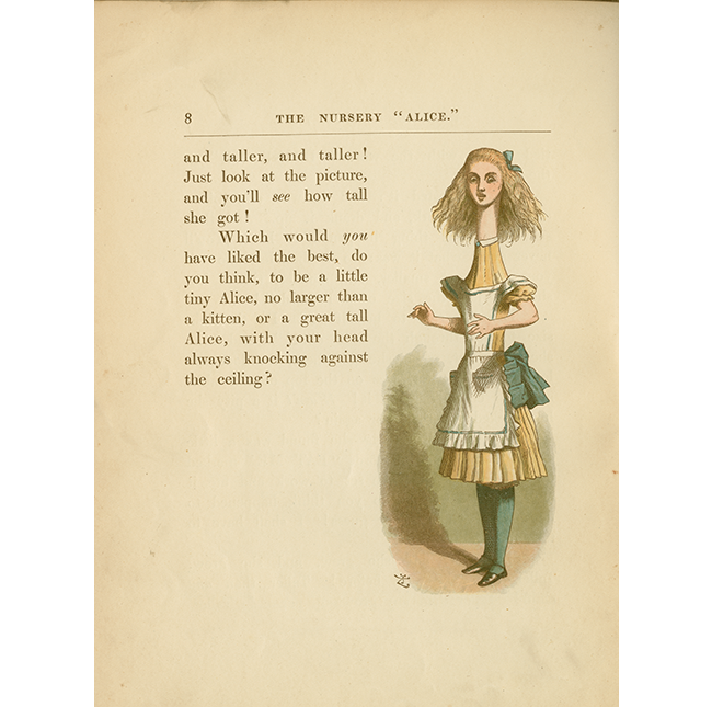 Alice illustrated by Tenniel page 7