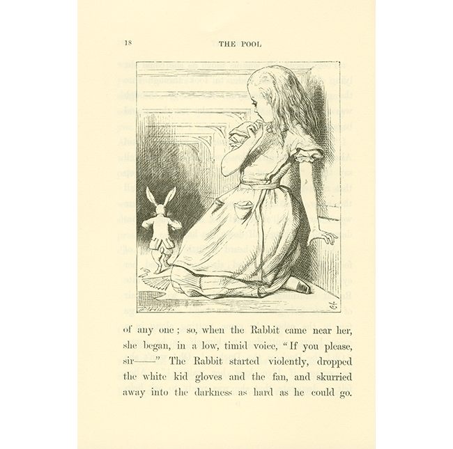 Alice illustrated by Tenniel page 5