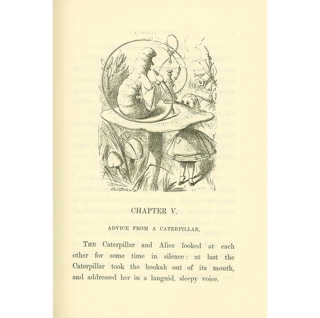 Caterpillar illustrated by Tenniel page 2