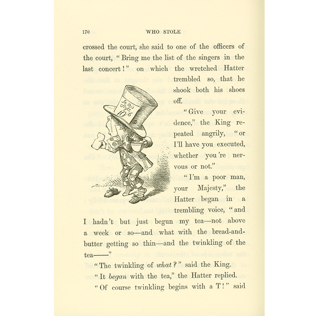 Hatter illustrated by Tenniel