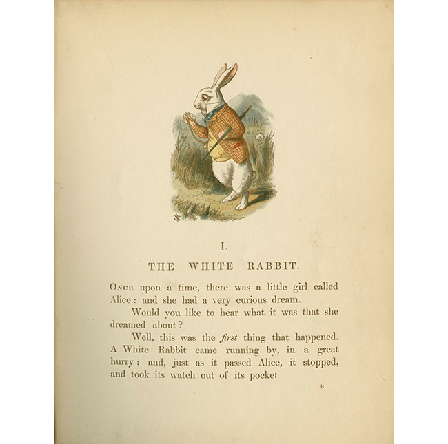 White Rabbit illustrated by Tenniel page 3