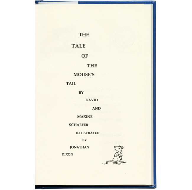 tale of mouse title page