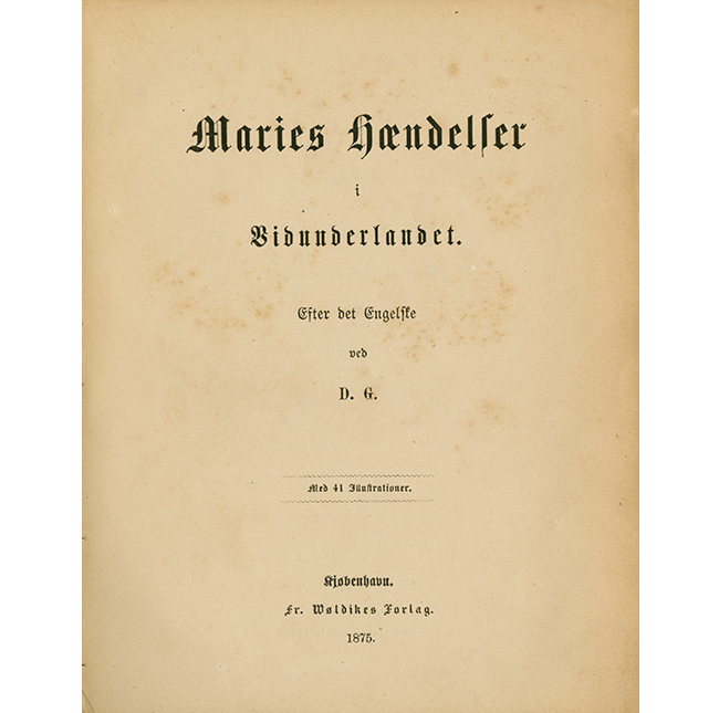 marie title page