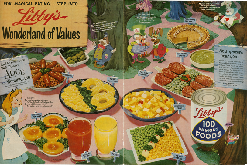 Libby's canned goods adverstiment