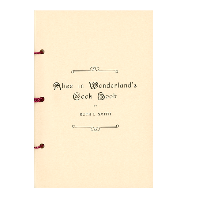 Cookbook title page