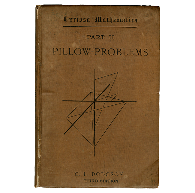 Curiosa Mathematica, Part 2, Pillow Problems front cover
