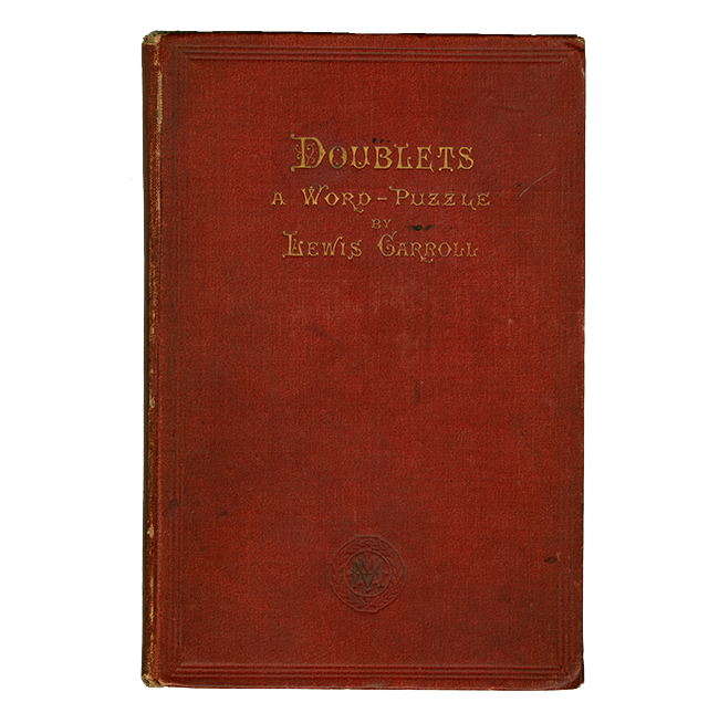 Doublets, A Word-Puzzle front cover