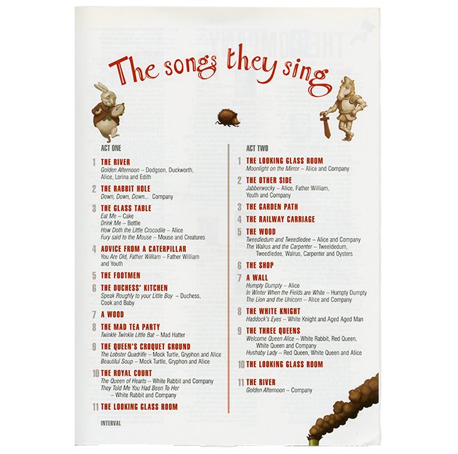 rsc song list