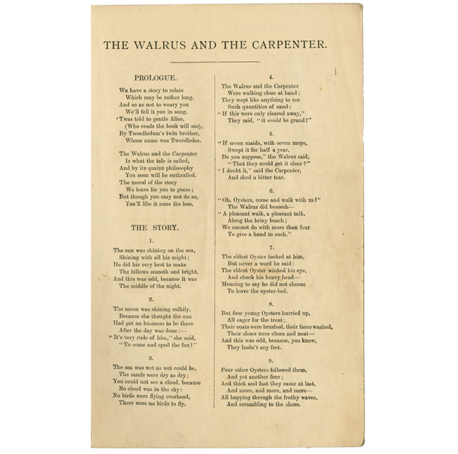 walruscarpenter lyrics 1