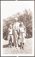 Harry Byrd with sons