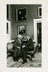 Byrd with President Lyndon Johnson