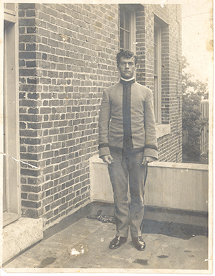 Byrd in cadet uniform