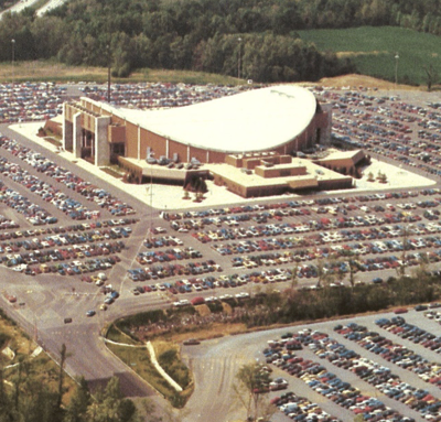 Aerial view of the Captial Centre