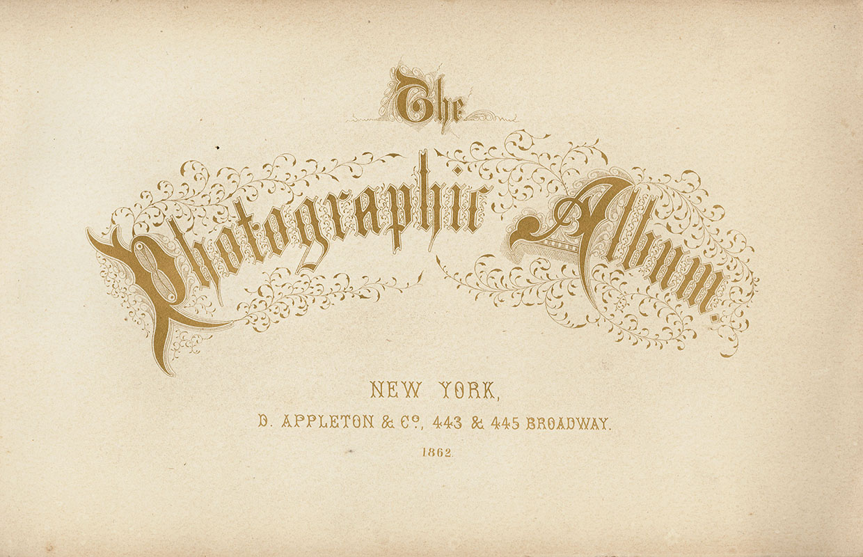 cover page of a photo album