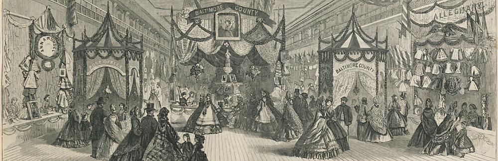 Illustration of the 1864 Baltimore Sanitary Fair