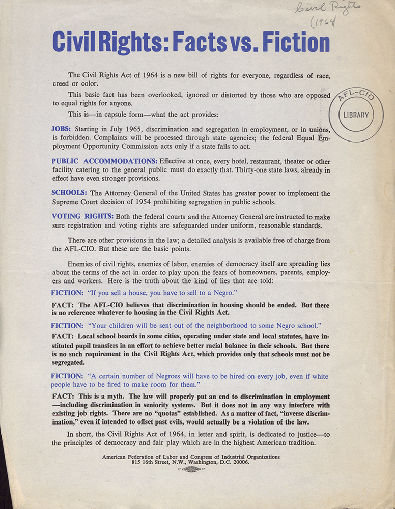 civil rights act of 1964 document