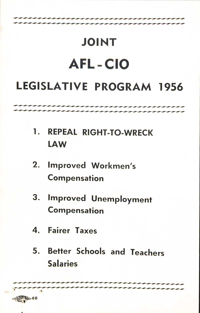 AFL-CIO Legislative Program