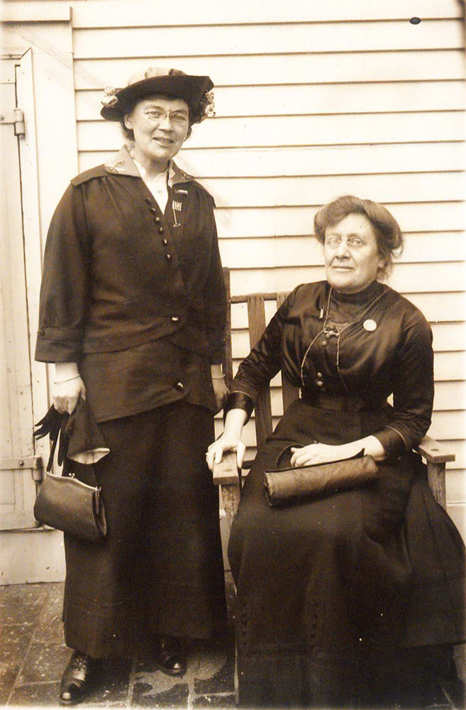 Portrait of Miss Pethick and Miss Hodge
