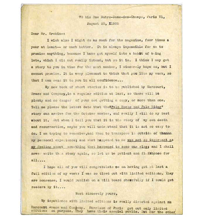 August 20, 1935 letter
