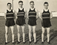 Track team members, 1935
