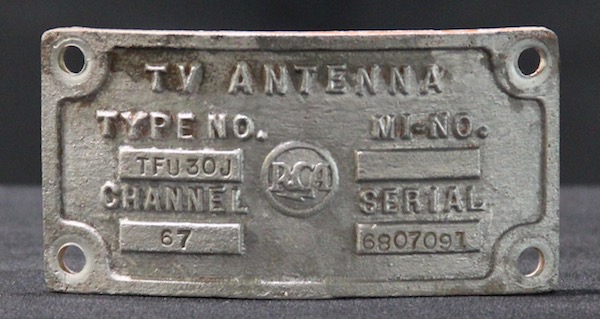 Manufacture Tag plate