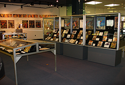 Reverse side of the central display in the gallery