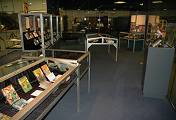 Front half of the gallery exhibition