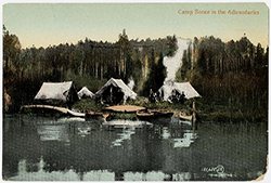 Camp on the water, Adirondack Park