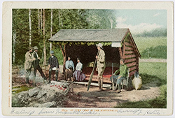 Open camp, Adirondack Park