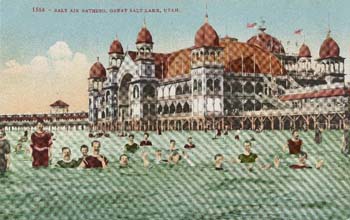 Salt Air Bathing postcard