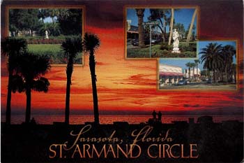 St. Armand Circle postcard