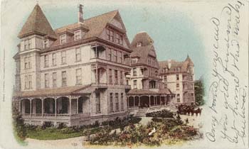 Hotel Ausable Chasm postcard