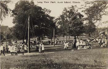 Long View Park postcard