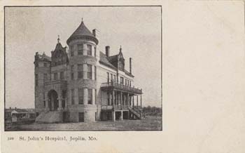 St. John's Hospital postcard