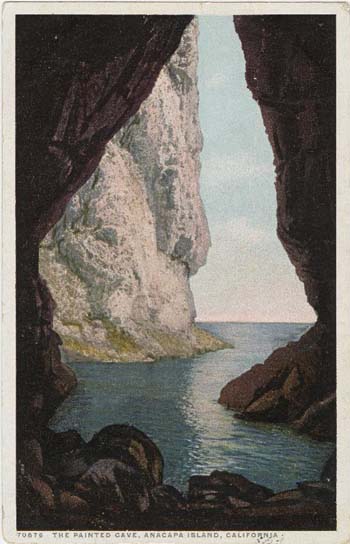 Painted Cave postcard