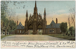 Entrance to Greenwood Cemetery