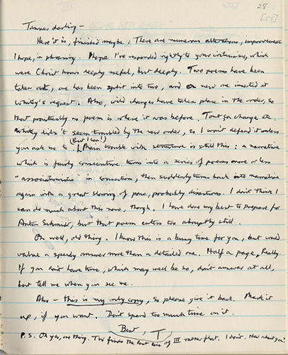 Notebook entries, May 2, 1963
