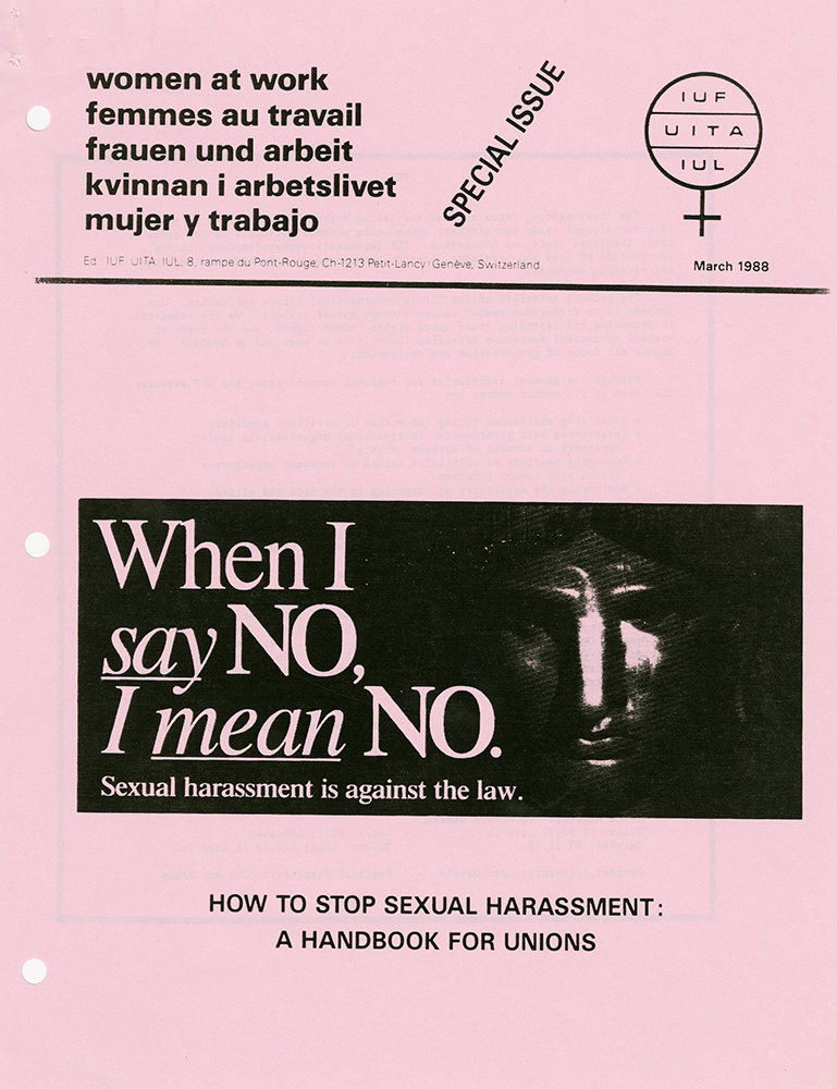 How to Stop Sexual Harassment: A Handbook for Unions