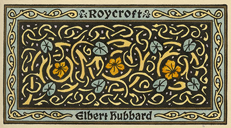 Elbert Hubbard of Roycroft Press printer's mark