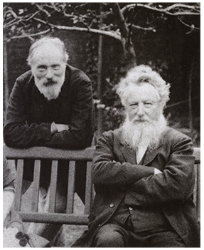 Edward Burne-Jones and William Morris in 1890