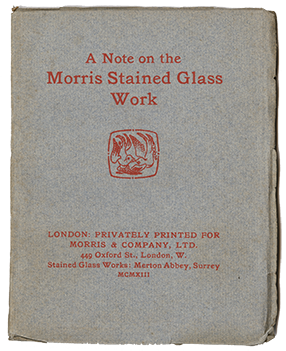A Note on the Morris Stained Glass Work