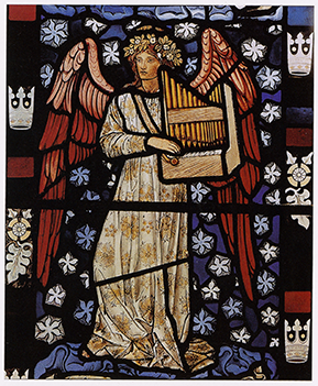 Minstrel Angel with Organ, 1882