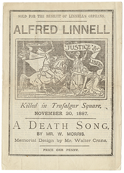 Alfred Linnell Killed in Trafalgar Square: A Death Song