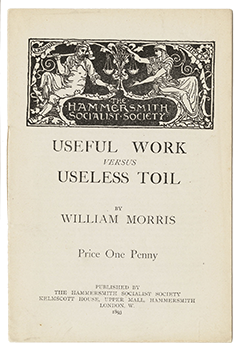 William Morris: a Victorian socialist dreaming of a life in