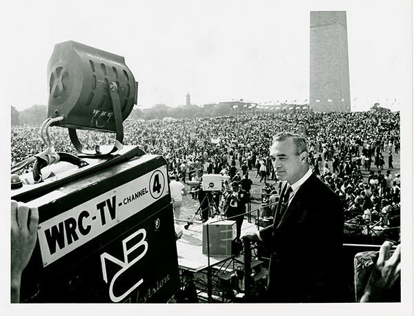 Martin Agronsky at the 1963 March on Washington