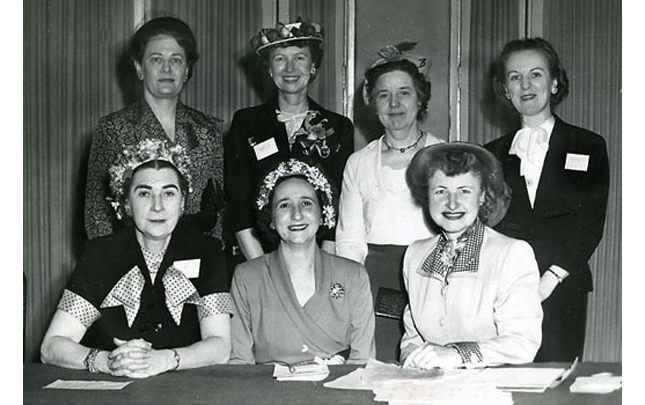 Edythe and the American Women in Radio and Television officers